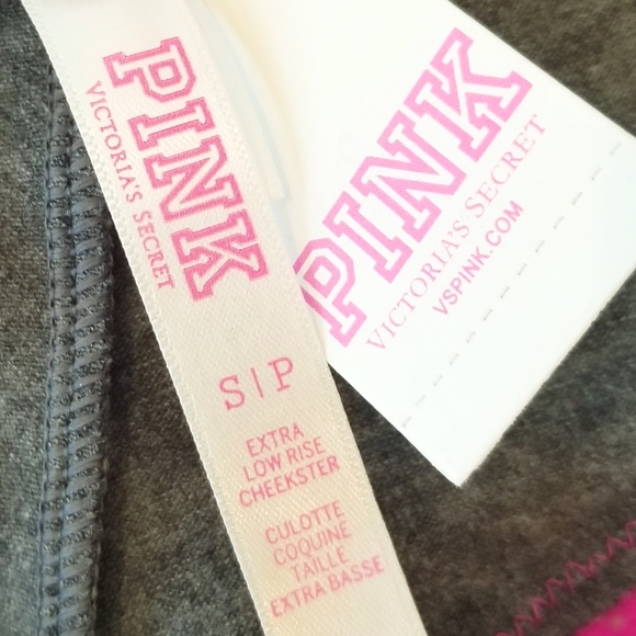 Victoria's Secret PINK Vintage Lace Glitter Extra Low Rise Cheekster Panty NWT - Picture 8 of 13